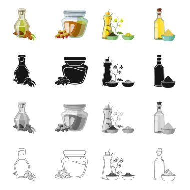 Sağlıklı ve sebze sembolü yalıtılmış nesne. Tarım hisse senedi vektör çizim ve sağlıklı kümesi.