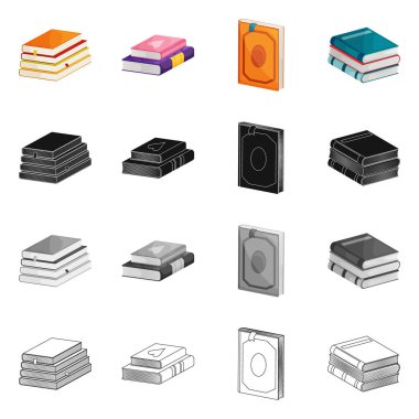 Eğitim ve kapak logosu yalıtılmış nesne. Eğitim ve kitabevi hisse senedi simgesi için web topluluğu.