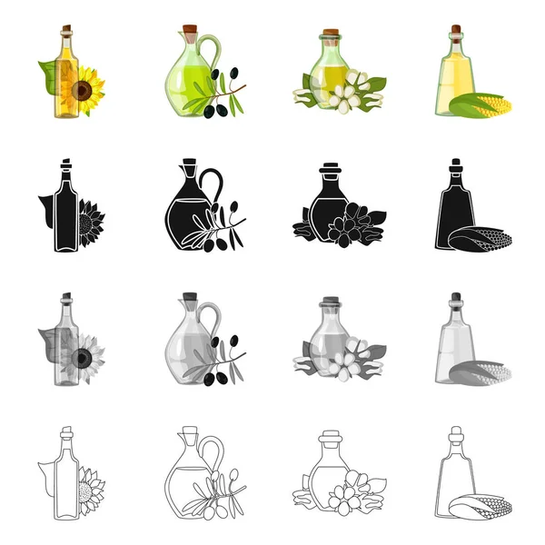 Sağlıklı ve sebze logo vektör tasarımı. Sağlıklı kümesi ve web için tarım hisse senedi simgesi.