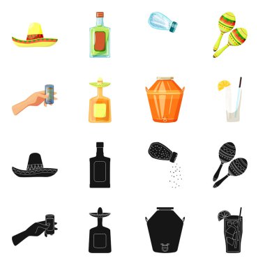 Kafe ve Latin logo vektör tasarımı. Kafe ve web için ulusal hisse senedi simgesi.