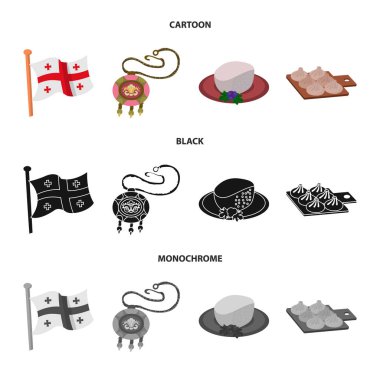 Yalıtılmış nesne kültür ve gezi sembolü. Kültür ve özgünlük hisse senedi vektör çizim topluluğu.