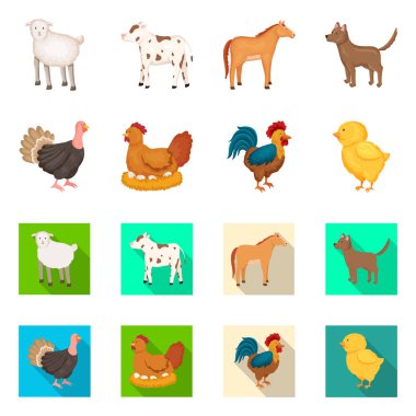 Üreme ve mutfak simge vektör tasarımı. Koleksiyon ıslahının ve organik hisse senedi vektör çizim.