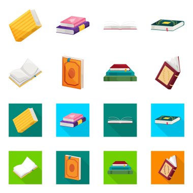 İşareti eğitim ve kapak tasarımını vektör. Eğitim ve kitabevi hisse senedi vektör çizim.