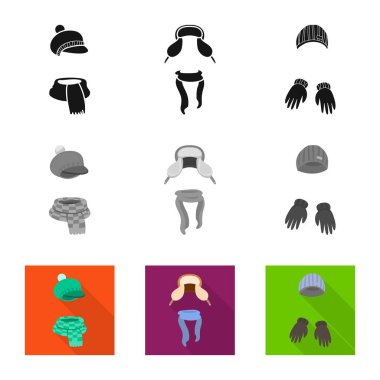 Giysi ve doku yalıtılmış nesne imzala. Elbiselerini ayarlamak ve hisse senedi simgesi web için hava.