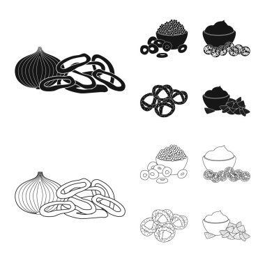 Tat ve daiç simgesi yalıtılmış nesne. Tat ve web için organik hisse senedi simgesi.