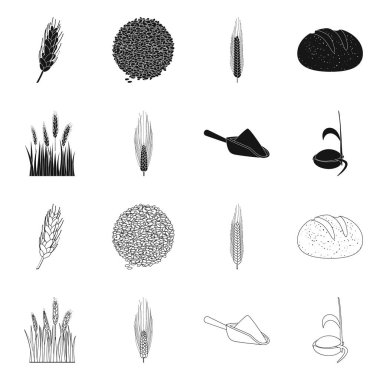 Yalıtılmış nesne tarım ve tarım sembolü. Tarım ve bitki hisse senedi simgesi için web topluluğu.