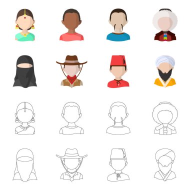Kopyacı ve yerleşik simge yalıtılmış nesne. Kopyacı ve hisse senedi için kültür vektör simge kümesi.
