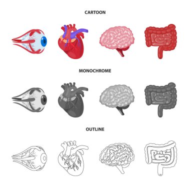 Biyoloji ve bilimsel logo yalıtılmış nesne. Biyoloji ve laboratuvar hisse senedi vektör çizim topluluğu.