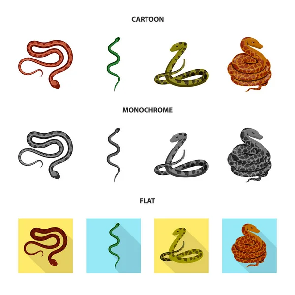 Isoliertes Objekt von Säugetier und Gefahrensymbol. Satz von Säugetier- und Medizin-Vektor-Illustration. — Stockvektor