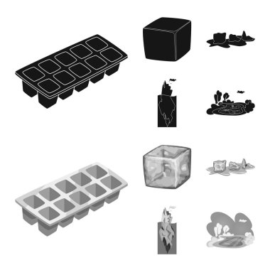 Doku ve donmuş simge vektör Illustration. Doku ve web için şeffaf hisse senedi simgesi.