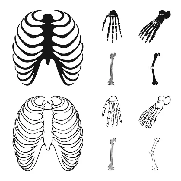 Vektorové ilustrace medicíny a klinika Sign. Sada medicíny a lékařské vektorové ikony pro stock. — Stockový vektor