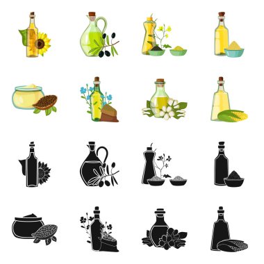 Sağlıklı ve sebze logosu yalıtılmış nesne. Sağlıklı topluluğu ve hisse senedi için tarım vektör simgesi.