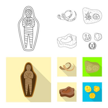 Hikaye ve bileşen sembolü yalıtılmış nesne. Hikaye ve öznitelikleri koleksiyonu stok web simgesi.