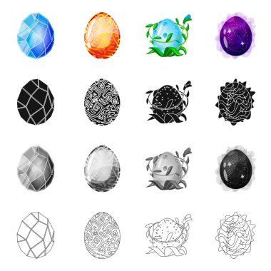 Hayvan ve tarih öncesi işareti vektör tasarımı. Hayvan ve sevimli hazır vektör çizim topluluğu.