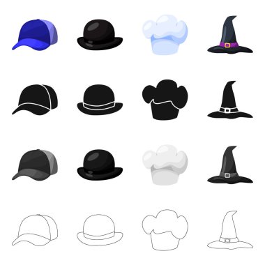 Giyim ve kap işareti yalıtılmış nesne. Giyim ve web için bere hisse senedi simgesi.