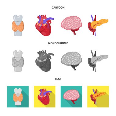 Biyoloji ve bilimsel işareti vektör tasarımı. Web için biyoloji ve laboratuvar hisse senedi simgesi kümesi.