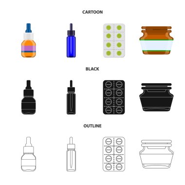 Perakende ve sağlık simge vektör tasarımı. Perakende ve sağlık hisse senedi vektör çizim topluluğu.