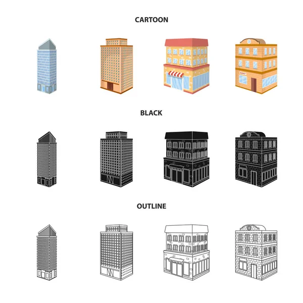 Projeto vetorial de construção e construção sinal. Conjunto de construção e ilustração do vetor de estoque imobiliário . —  Vetores de Stock