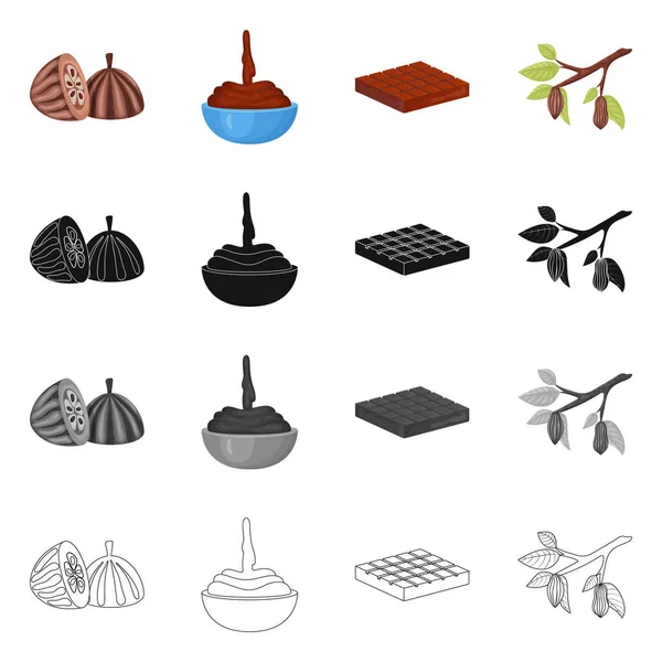 Απομονωμένο αντικείμενο τροφίμων και yummy εικονίδιο. Συλλογή τροφίμων και καφέ σύμβολο μετοχής για το web. — Διανυσματικό Αρχείο