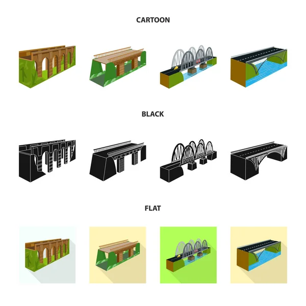 Geïsoleerde object van verbinding en design symbool. Collectie van verbinding en kant aandelensymbool voor web. — Stockvector