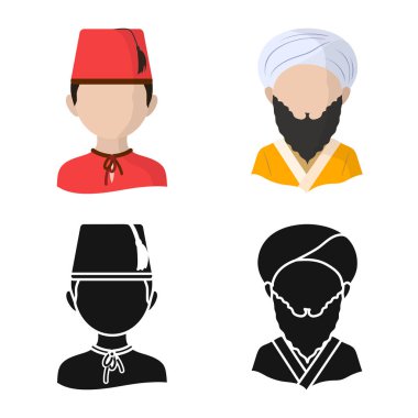 Kopyacı ve yerleşik simge yalıtılmış nesne. Kopyacı ve kültür hisse senedi vektör çizim koleksiyonu.
