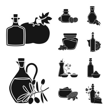 Petrol ve tarım işareti yalıtılmış nesne. Petrol ve cam hisse senedi simgesi için web topluluğu.