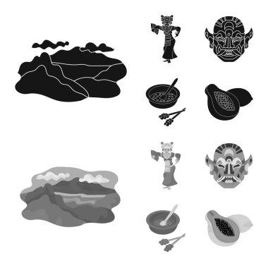 Vektör çizim ve seyahat logosu. Dizi ve geleneksel hisse senedi vektör çizim.