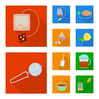 Ürün ve organik simge vektör tasarımı. Ürün ve web için çiçek hisse senedi simgesi toplama.