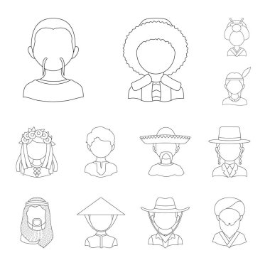 Kopyacı ve ikamet logo yalıtılmış nesne. Kopyacı ve kültür hisse senedi vektör çizim.