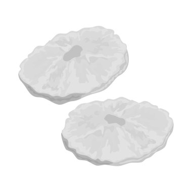 Ananas ve kuru işareti vektör çizimi. Ananas ve web için tropikal hisse senedi simgesi.