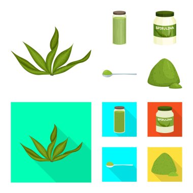 Protein ve deniz simgesi yalıtılmış nesne. Protein ve web için doğal hisse senedi simgesi.