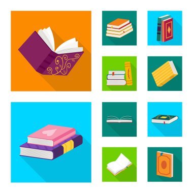 Yalıtılmış nesne illüstrasyon ve bilgi simgesi. Şekil ve kapak hisse senedi simgesi için web topluluğu.