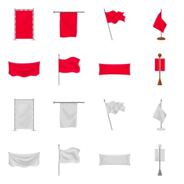 Doku ve sunu simge vektör Illustration. Web için doku ve medya hisse senedi simgesi kümesi.