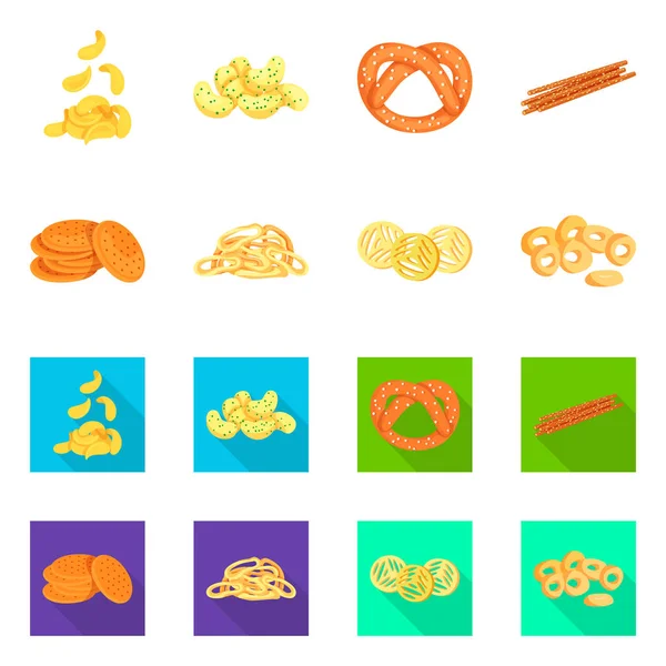 Diseño vectorial de Oktoberfest y logotipo de la barra. Set de Oktoberfest y símbolo de caldo de cocina para web . — Vector de stock