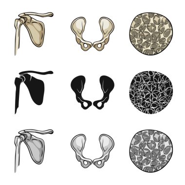 Tıp ve klinik logo yalıtılmış nesne. İlaç ve tıbbi hisse senedi simgesi için web topluluğu.