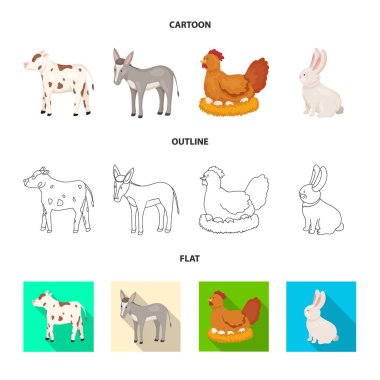 Üreme ve mutfak işareti tasarımı vektör. Koleksiyon ıslahının ve organik hisse senedi vektör çizim.