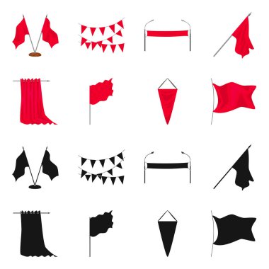 Doku ve sunu simge vektör tasarımı. Web için doku ve medya hisse senedi simgesi kümesi.