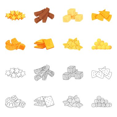 Oktoberfest ve bar simge vektör Illustration. Oktoberfest ve web için hisse senedi simgesi yemek koleksiyonu.