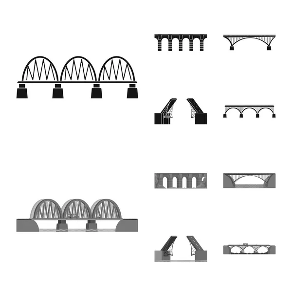 Ilustración vectorial del logotipo de conexión y diseño. Conjunto de conexión y símbolo de stock lateral para web . — Vector de stock