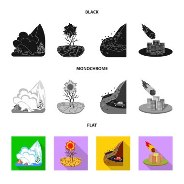 Hava ve sıkıntı logo vektör tasarımı. Hava ve web için crash hisse senedi simgesi.