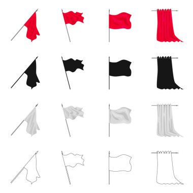 Doku ve sunum işareti yalıtılmış nesne. Hisse senedi için doku ve medya vektör simge kümesi.