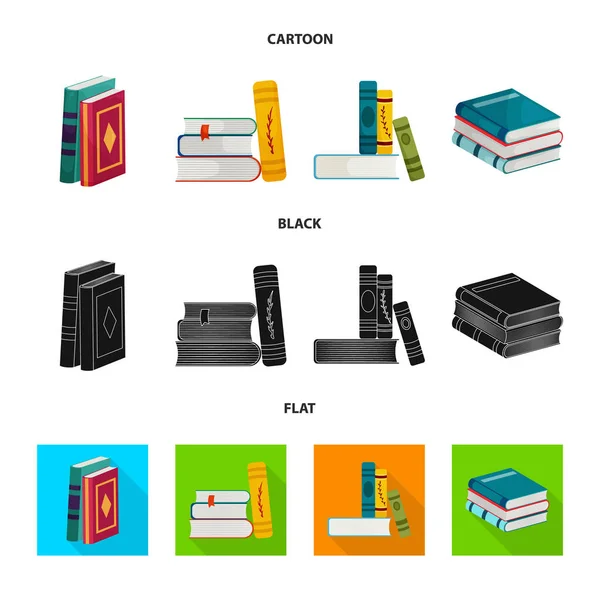 Illustrazione vettoriale della formazione e logo di copertina. Raccolta di formazione e libreria stock illustrazione vettoriale . — Vettoriale Stock