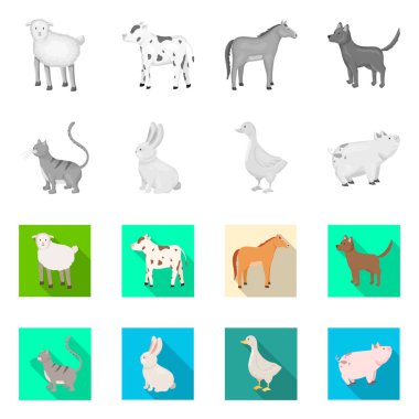 Üreme ve mutfak simge vektör Illustration. Set ıslahının ve organik web için hisse senedi simgesi.