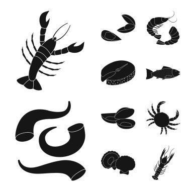 Pazar ve deniz işareti izole nesne. Web için Pazar ve deniz stok sembolü koleksiyonu.