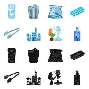 Doku ve donmuş simgesi yalıtılmış nesne. Doku ve web için şeffaf hisse senedi simgesi toplama.