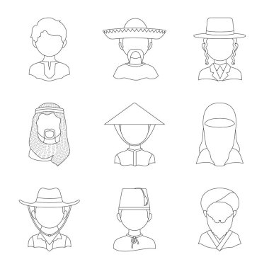 Kopyacı ve ikamet sembolü yalıtılmış nesne. Kopyacı ve hisse senedi için kültür vektör simge kümesi.