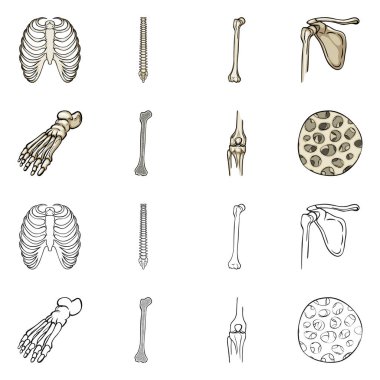 Tıp ve klinik logo yalıtılmış nesne. İlaç ve tıbbi hisse senedi vektör çizim.