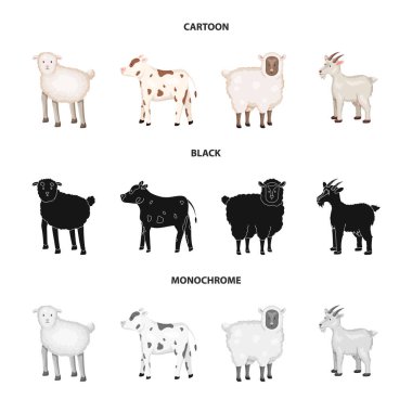 Üreme ve mutfak logo vektör Illustration. Koleksiyon ıslahının ve web için organik hisse senedi simgesi.