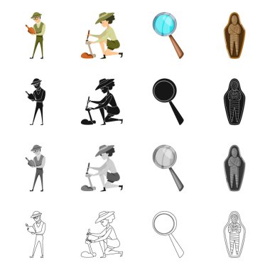 Hikaye ve öğeleri logosu yalıtılmış nesne. Web için hikaye ve öznitelikleri hisse senedi simgesi kümesi.