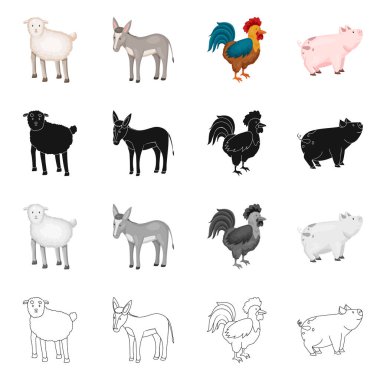 Üreme ve mutfak sembolü yalıtılmış nesne. Koleksiyon ıslahının ve organik vektör hisse senedi simgesi.